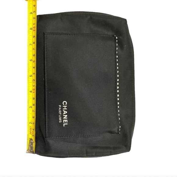 Chanel perfuma black cosmetics case clutch bag - Picture 4 of 5